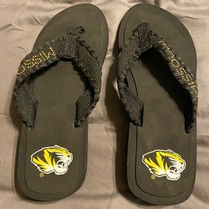 Mizzou flip flops